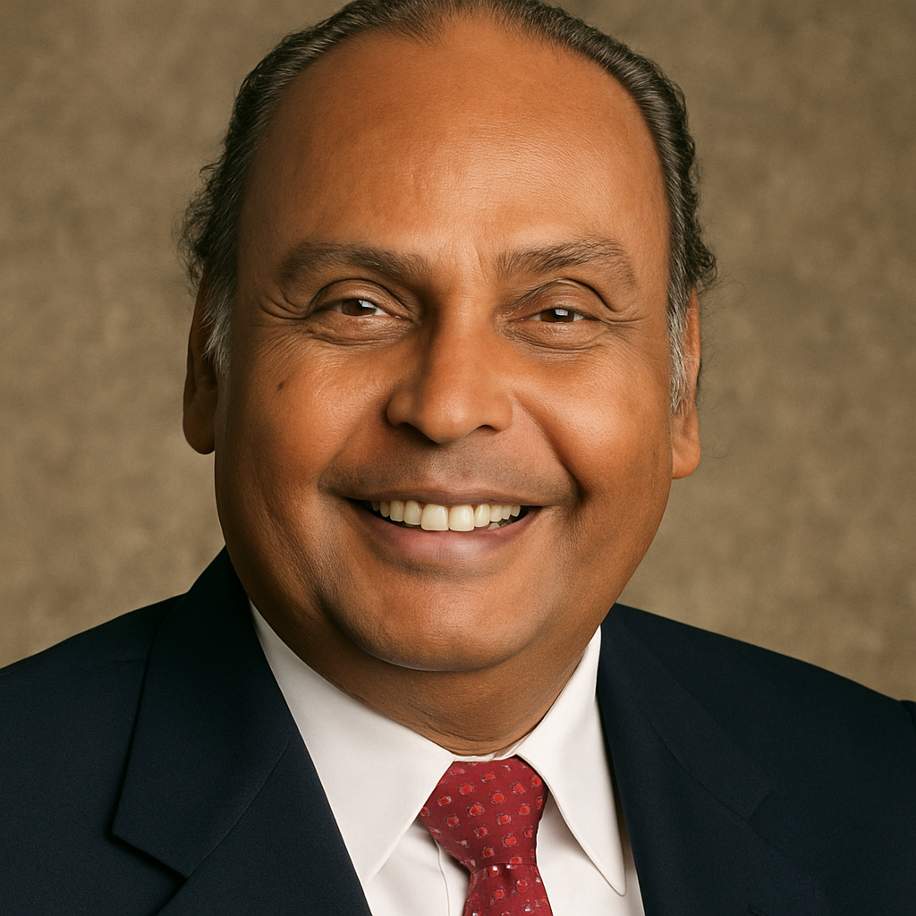 Dhirubhai Ambani Portrait