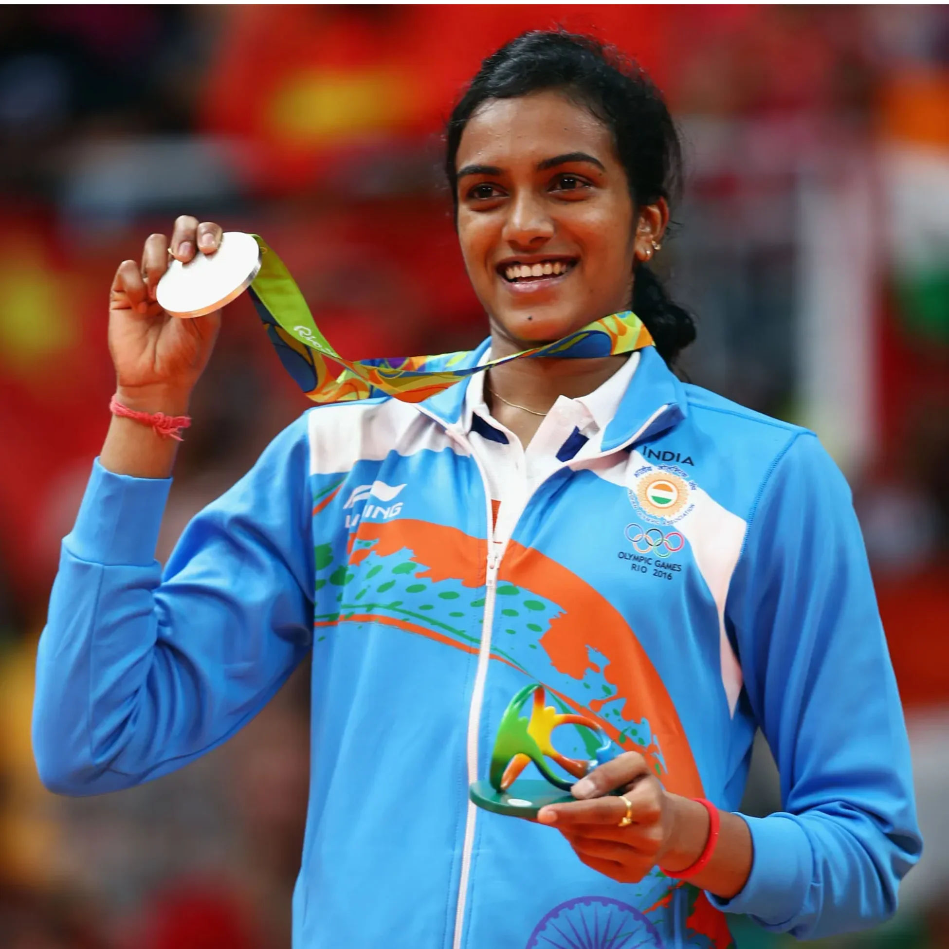 P. V. Sindhu representing sports and athletics
