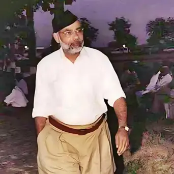 Narendra Modi in RSS